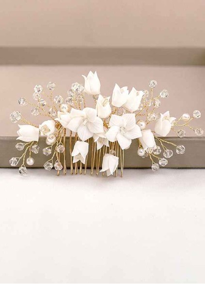 Stunning Floral Hair Combs Stunning Floral Hair Combs