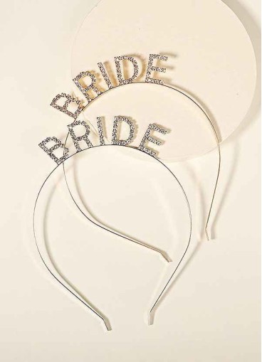 Glittering Bride Headband