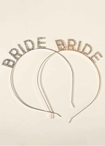 Glittering Bride Headband Glittering Bride Headband