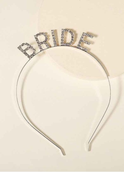 Glittering Bride Headband Glittering Bride Headband