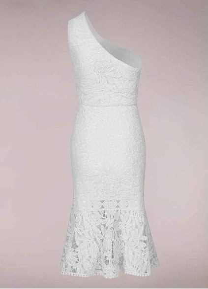 AZ Occasions Every Season Ivory Lace Midi Dress AZ Occasions Every Season Ivory Lace Midi Dress