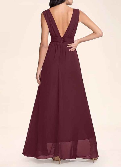 AZ Occasions Dancing Queen Cabernet Chiffon Maxi Dress AZ Occasions Dancing Queen Cabernet Chiffon Maxi Dress
