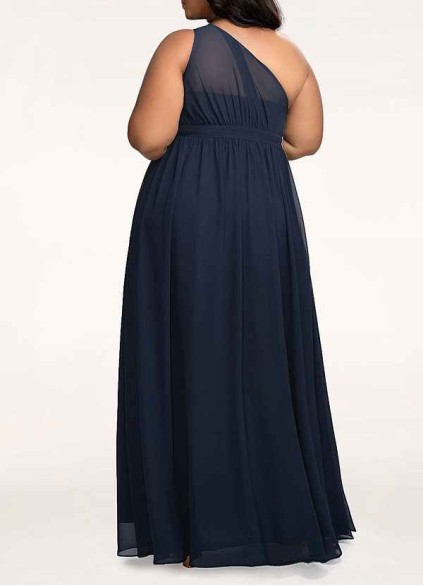 AZ Occasions Magical Day Dark Navy Chiffon Maxi Dress AZ Occasions Magical Day Dark Navy Chiffon Maxi Dress